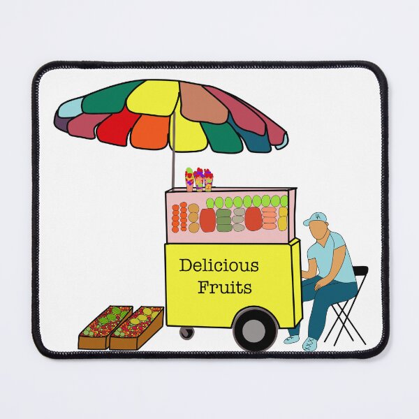 Item preview, street Food Vendor in Los Angeles designed and sold by FrenchCarAmel.