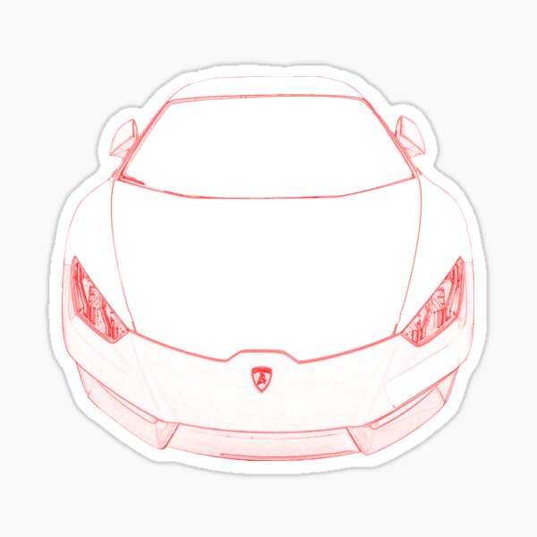 Lamborghini Drawing - Etsy Sweden