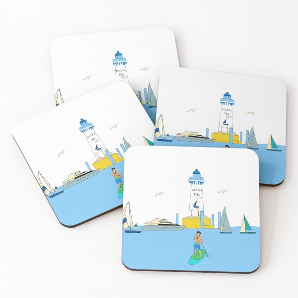 Item preview, Marina Del Rey designed and sold by FrenchCarAmel.