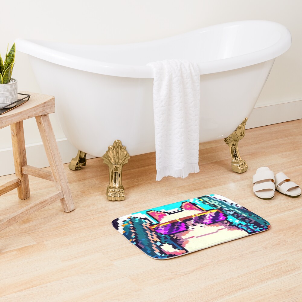Item preview, Bath Mat designed and sold by workingblob.
