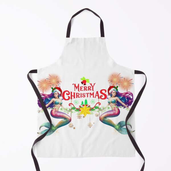 Item preview, Sirenas Merfolk Sirenas Blancas Feliz Navidad designed and sold by SirenasWorld.