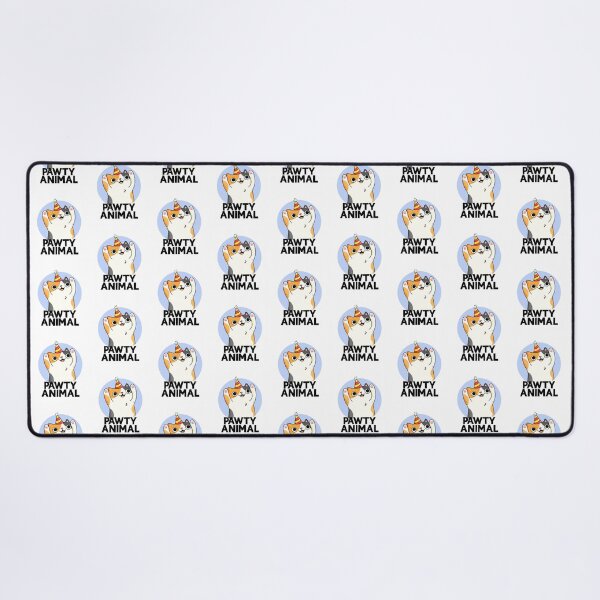 Item preview, Pawty Animal Funny Party Cat Puns designed and sold by punnybone.
