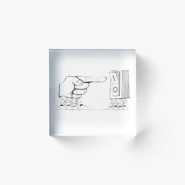 Item preview, Men Carrying Giant Finger & Button designed and sold by jcg76.