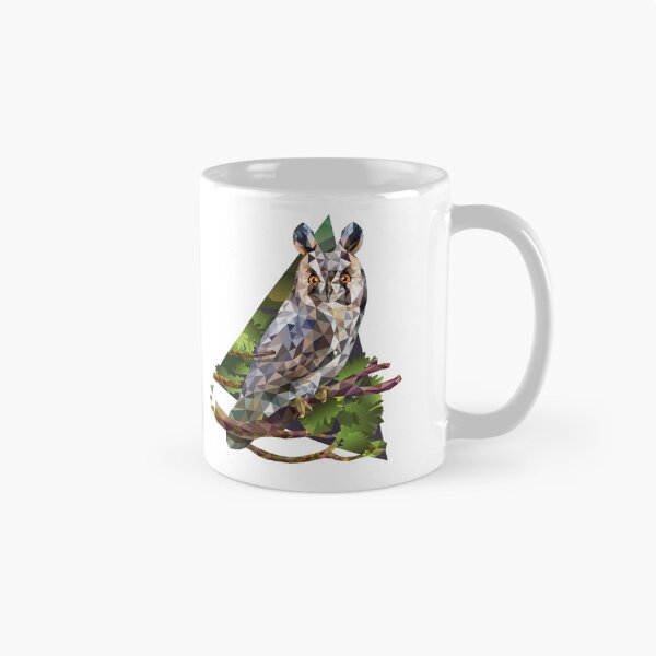 Item preview, Low poly Long-eared owl designed and sold by kataszep.