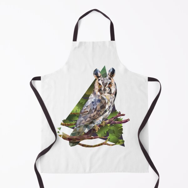 Item preview, Low poly Long-eared owl designed and sold by kataszep.