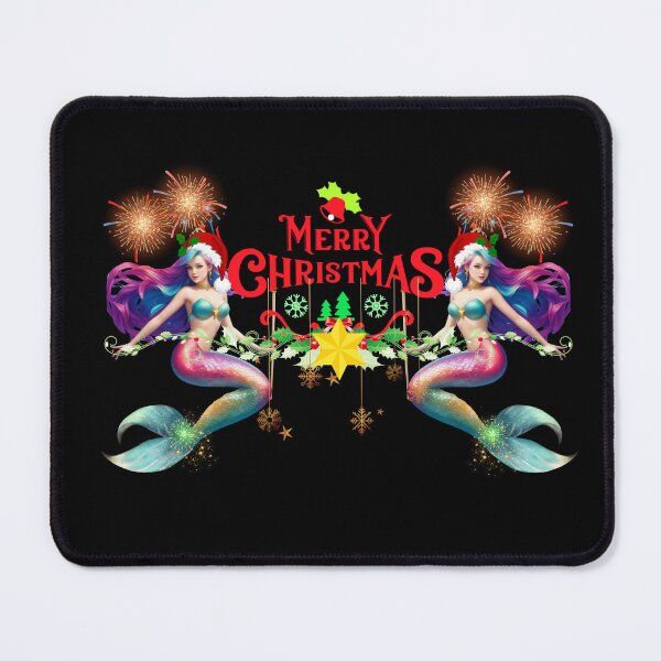 Item preview, Sirenas Ondine Merfolk Mermaids Merry Chrismas  designed and sold by SirenasWorld.