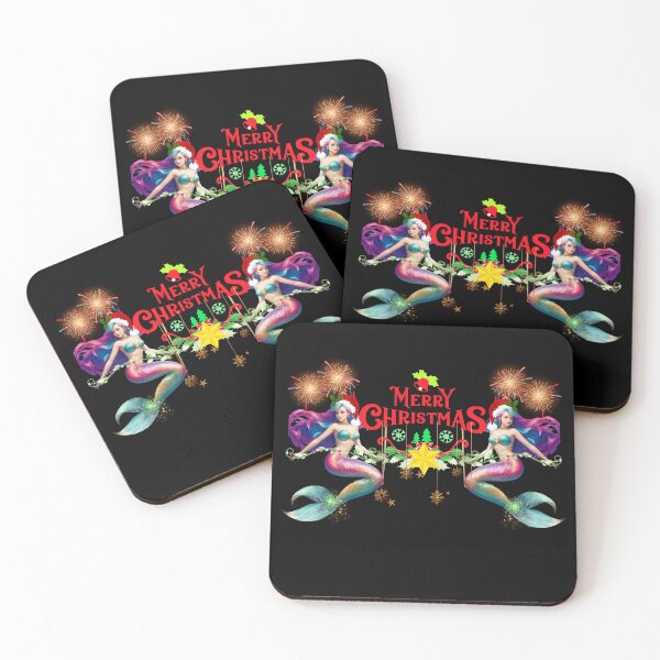 Artikelvorschau, Sirenen Ondine Merfolk Meerjungfrauen Frohe Weihnachten entworfen und verkauft von SirenasWorld.