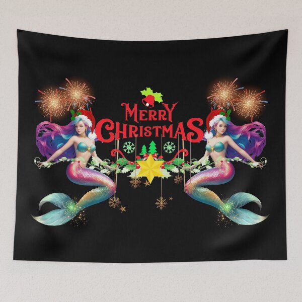 Item preview, Sirenas Ondine Merfolk Sirenas Feliz Navidad designed and sold by SirenasWorld.