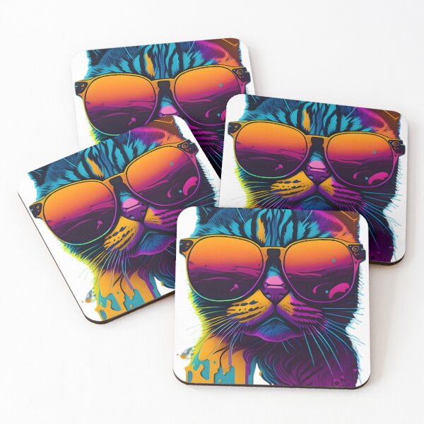 Artikelvorschau, Katze mit Sonnenbrille 001 entworfen und verkauft von Tonycnx-shop.