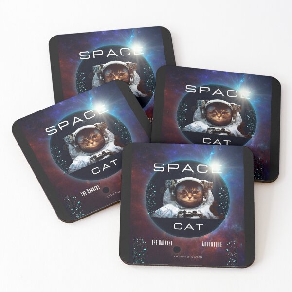 Item preview, Space cat, cat staring into space, shirts with cats on them designed and sold by Teeandnat.