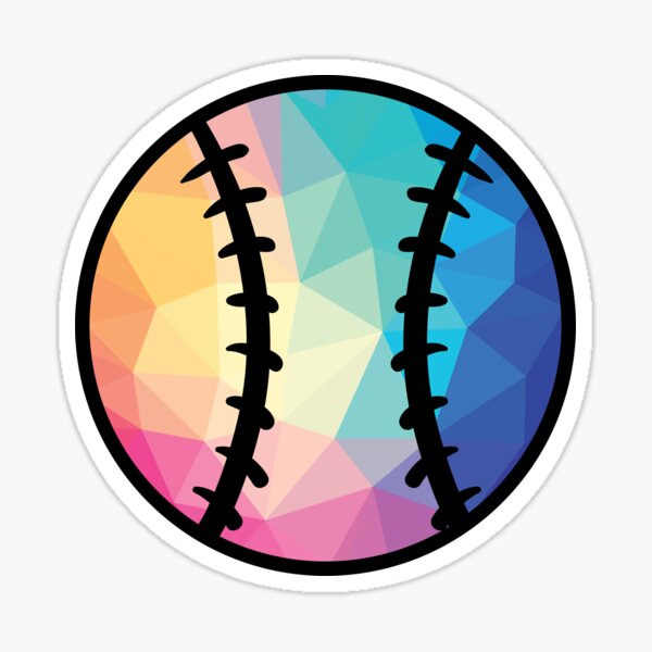 Item preview, Geometric Softball Shape Low Poly Softball Gift designed and sold by Best Tees.