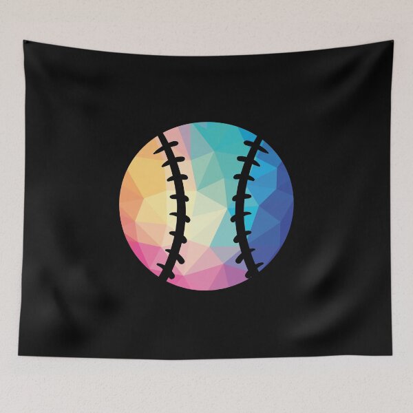 Item preview, Geometric Softball Shape Low Poly Softball Gift designed and sold by Best Tees.