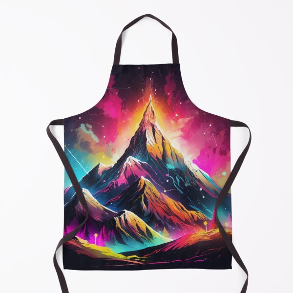 Item preview, neon mountains no 2 designed and sold by Sylwia Kuc.