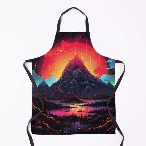 Item preview, neon mountains no 1  designed and sold by Sylwia Kuc.
