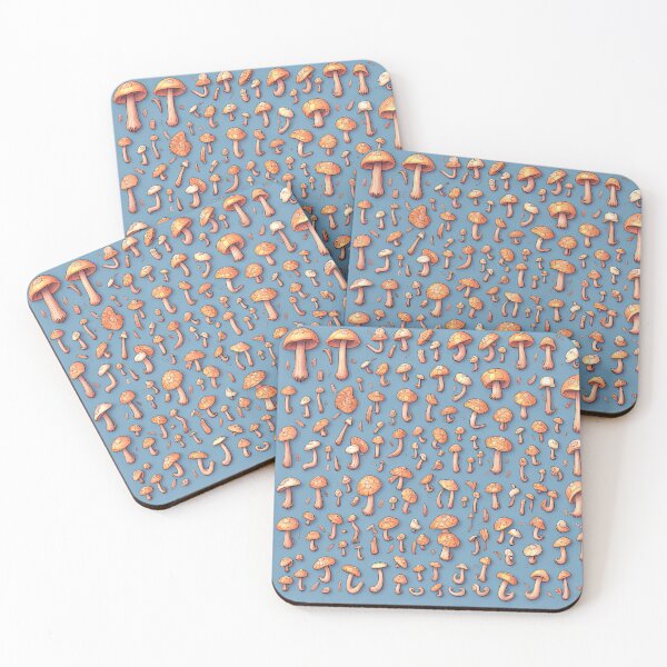 Item preview, Party Mushroom Pattern Textile 2nd Edition designed and sold by LILKWORLD.