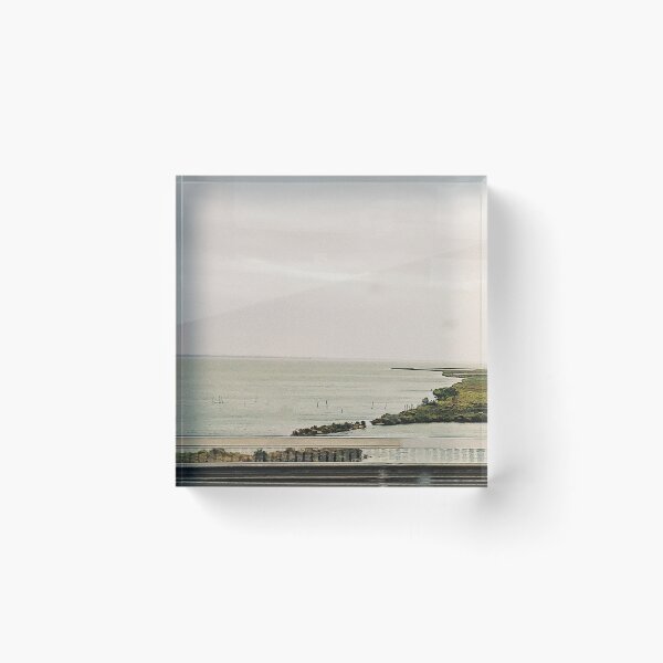 Item preview, Beach side on a grey day designed and sold by HipButik.