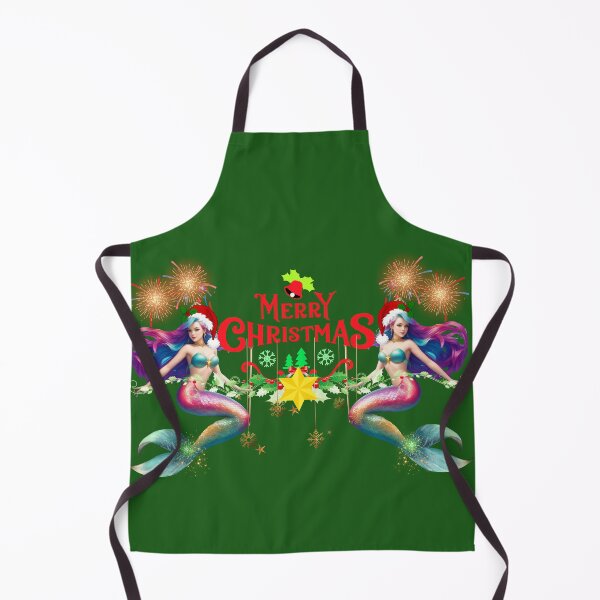 Item preview, Sirenas Ondine Verde Merfolk Sirenas Feliz Navidad designed and sold by SirenasWorld.
