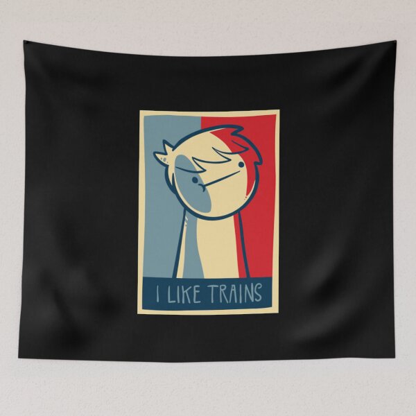 Item preview, I like trains - Asdf movie funny designed and sold by PhisSaAizs.