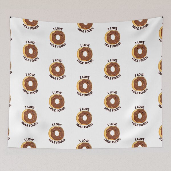 Item preview, I Love Hole Foods Funny Donut Puns  designed and sold by punnybone.