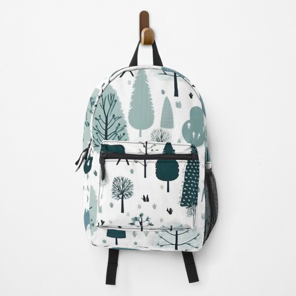 Item preview, Forest Deers Green White Pattern designed and sold by Aelbrn.