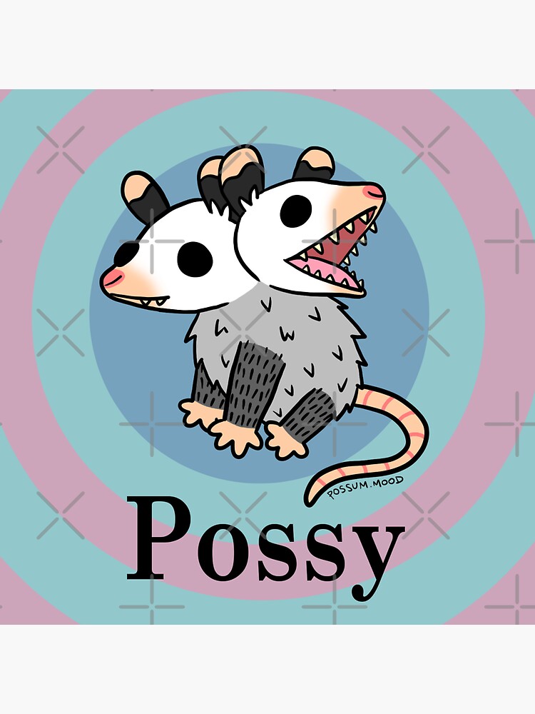 Thumbnail 3 of 3, Sticker, Possy designed and sold by possum-mood.