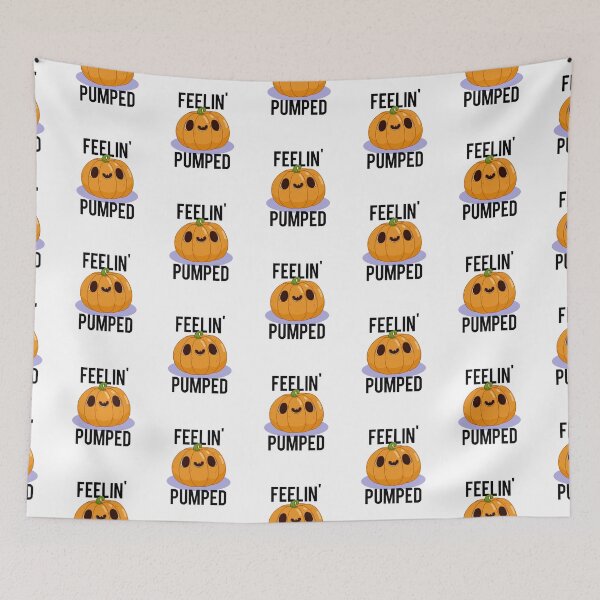 Item preview, Feelin Pumped Funny Pumpkin Puns  designed and sold by punnybone.
