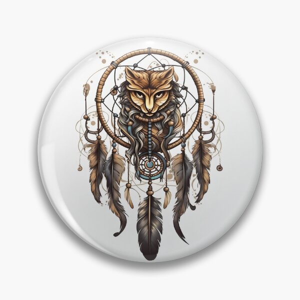 Item preview, dreamcatcher cat designed and sold by xTillePatterns.
