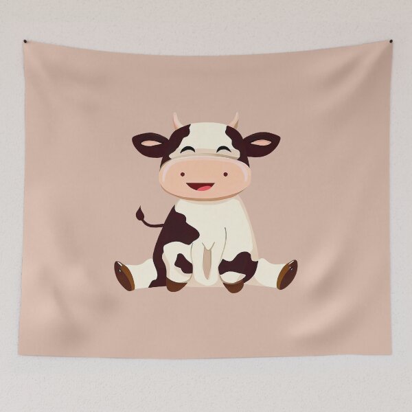 Item preview, Cute Baby Cow Smiling designed and sold by kidcartoon.
