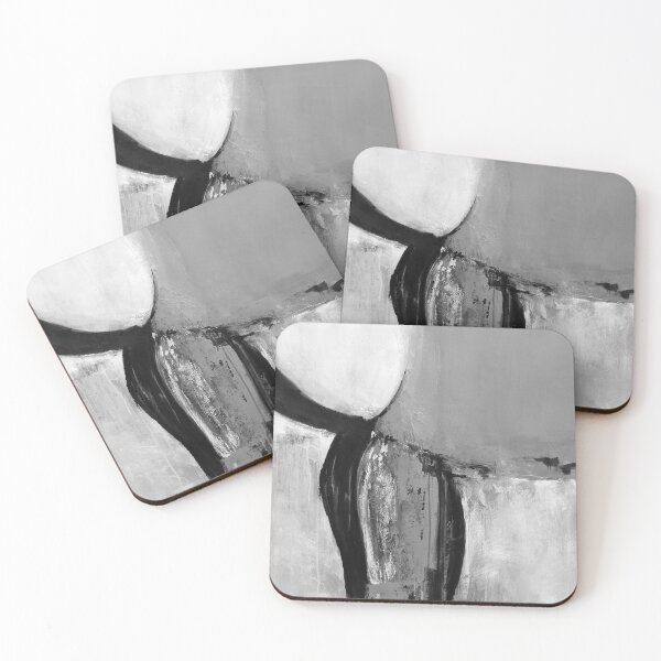 Item preview, Black white gray abstract designed and sold by ElaSzczepaniak.