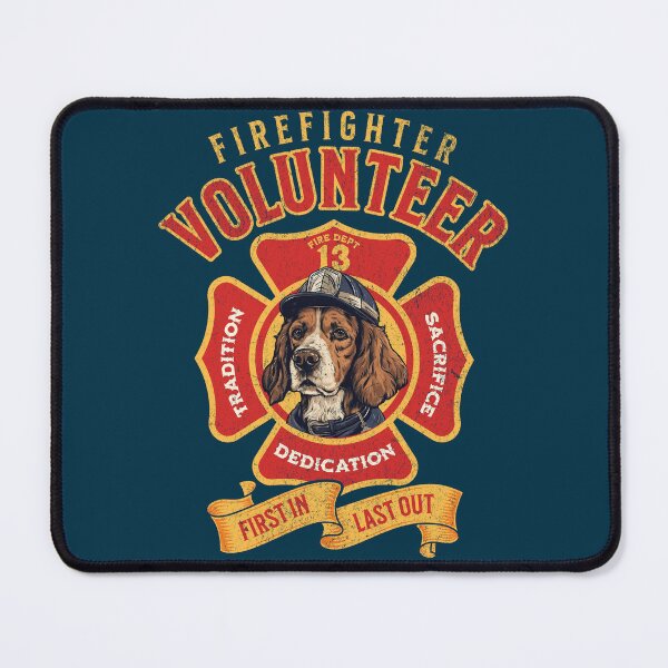 Item preview, Beagle Firefighter: Sacrifice, Dedication, Tradition - Vintage Tribute Design designed and sold by Zandalus.
