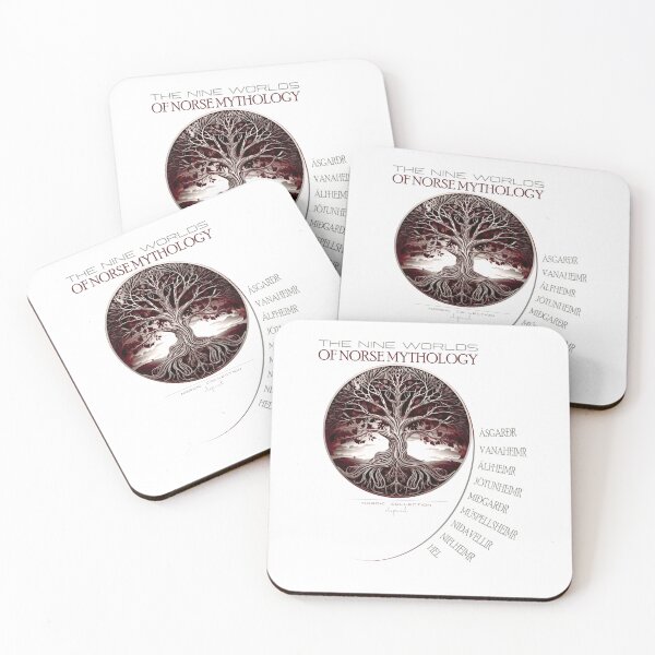Item preview, Yggdrasil - and the nine worlds of Norse mythology (Norse mythology) designed and sold by utopio-art.