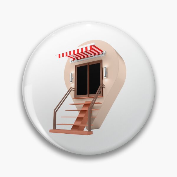 Item preview, Unusual 3d illustration of a Ice cream Shop designed and sold by Hammadalikhn.