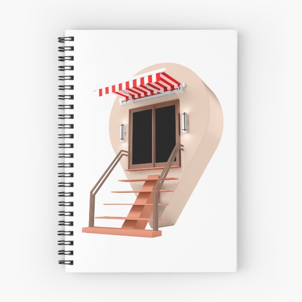 Item preview, Unusual 3d illustration of a Ice cream Shop designed and sold by Hammadalikhn.