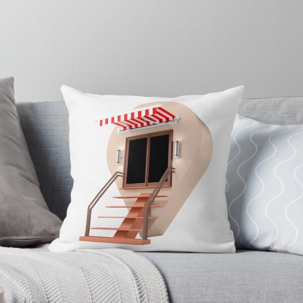 Item preview, Unusual 3d illustration of a Ice cream Shop designed and sold by Hammadalikhn.