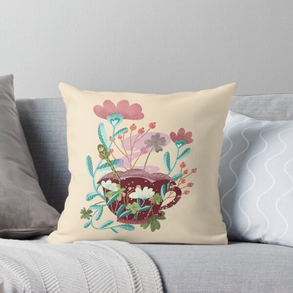 Item preview, Chic floral teacup designed and sold by pinkyfish1010.