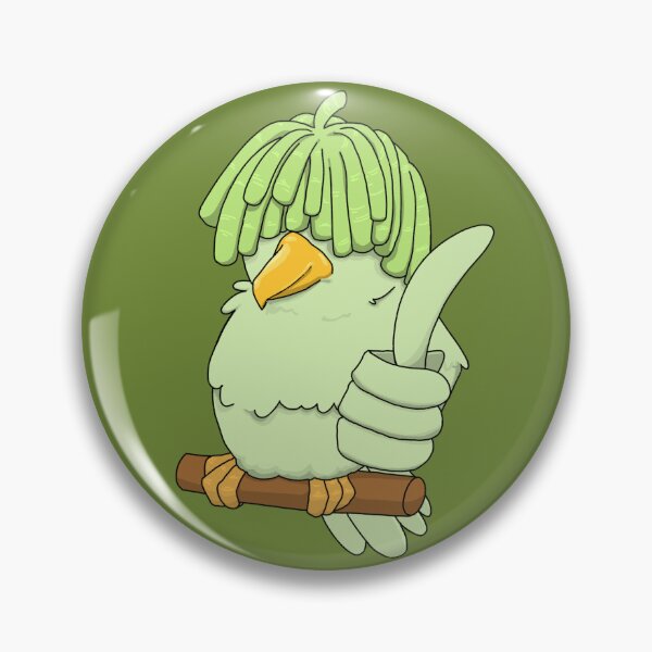 Item preview, Green funky bird designed and sold by krivolay.