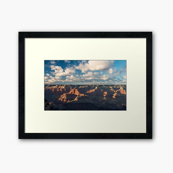 Temple Clouds – Grand Canyon National Park, Arizona Framed Art Print
