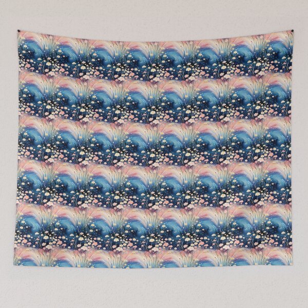 Item preview, Ethereal Enigma - Surreal Garden Dreamscape Seamless Pattern- N 92 designed and sold by Moisky Patterns.