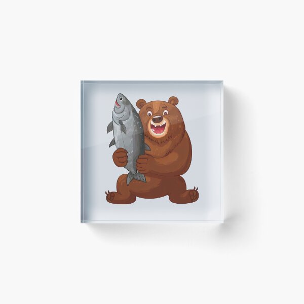 Item preview, Grizzly Bear's Big Catch: A Fishing Adventure designed and sold by kidcartoon.