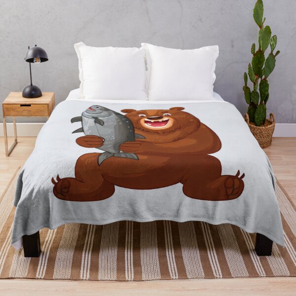 Item preview, Grizzly Bear's Big Catch: A Fishing Adventure designed and sold by kidcartoon.