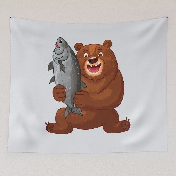 Item preview, Grizzly Bear's Big Catch: A Fishing Adventure designed and sold by kidcartoon.