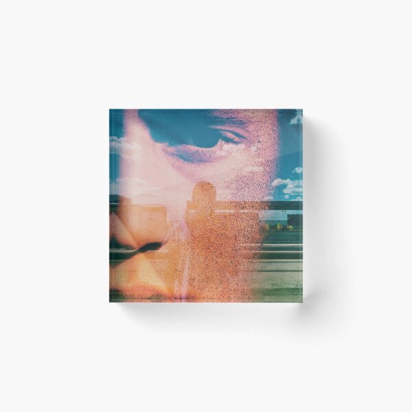 Item preview, face reflection on glass designed and sold by HipButik.