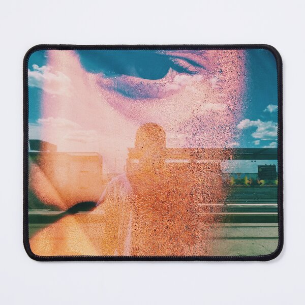 Item preview, face reflection on glass designed and sold by HipButik.