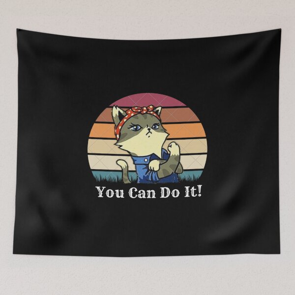Item preview, You can do it! cat lover designed and sold by Flonab.
