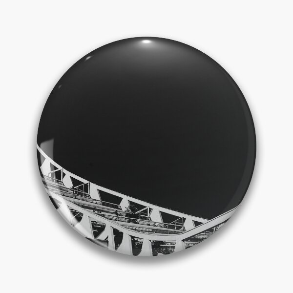 Item preview, black and white building designed and sold by HipButik.