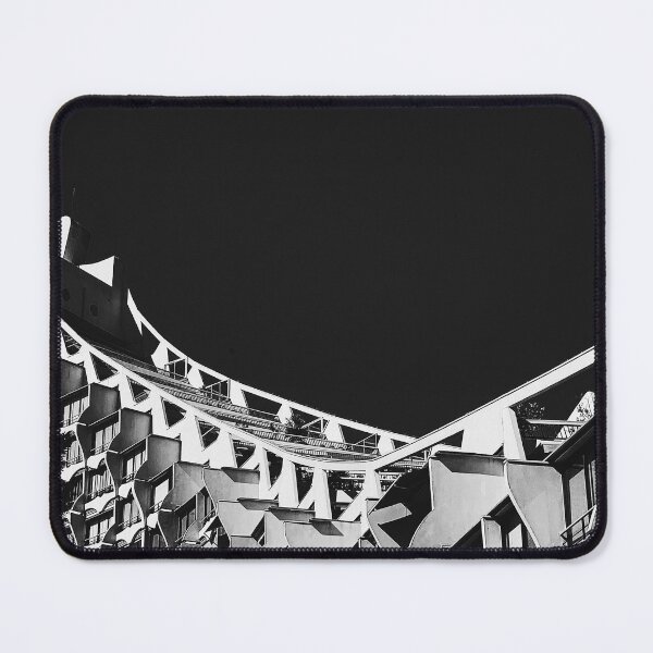 Item preview, black and white building designed and sold by HipButik.
