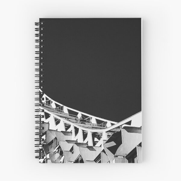 Item preview, black and white building designed and sold by HipButik.