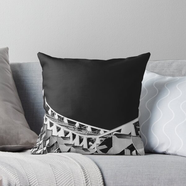 Item preview, black and white building designed and sold by HipButik.