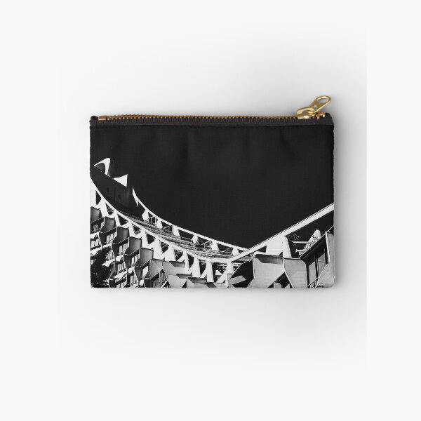 Item preview, black and white building designed and sold by HipButik.