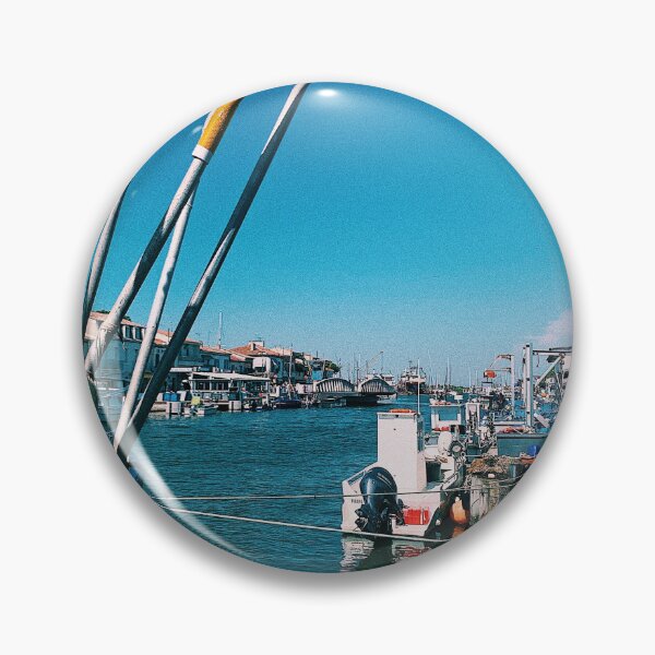 Item preview, fisherman boat blue sky designed and sold by HipButik.